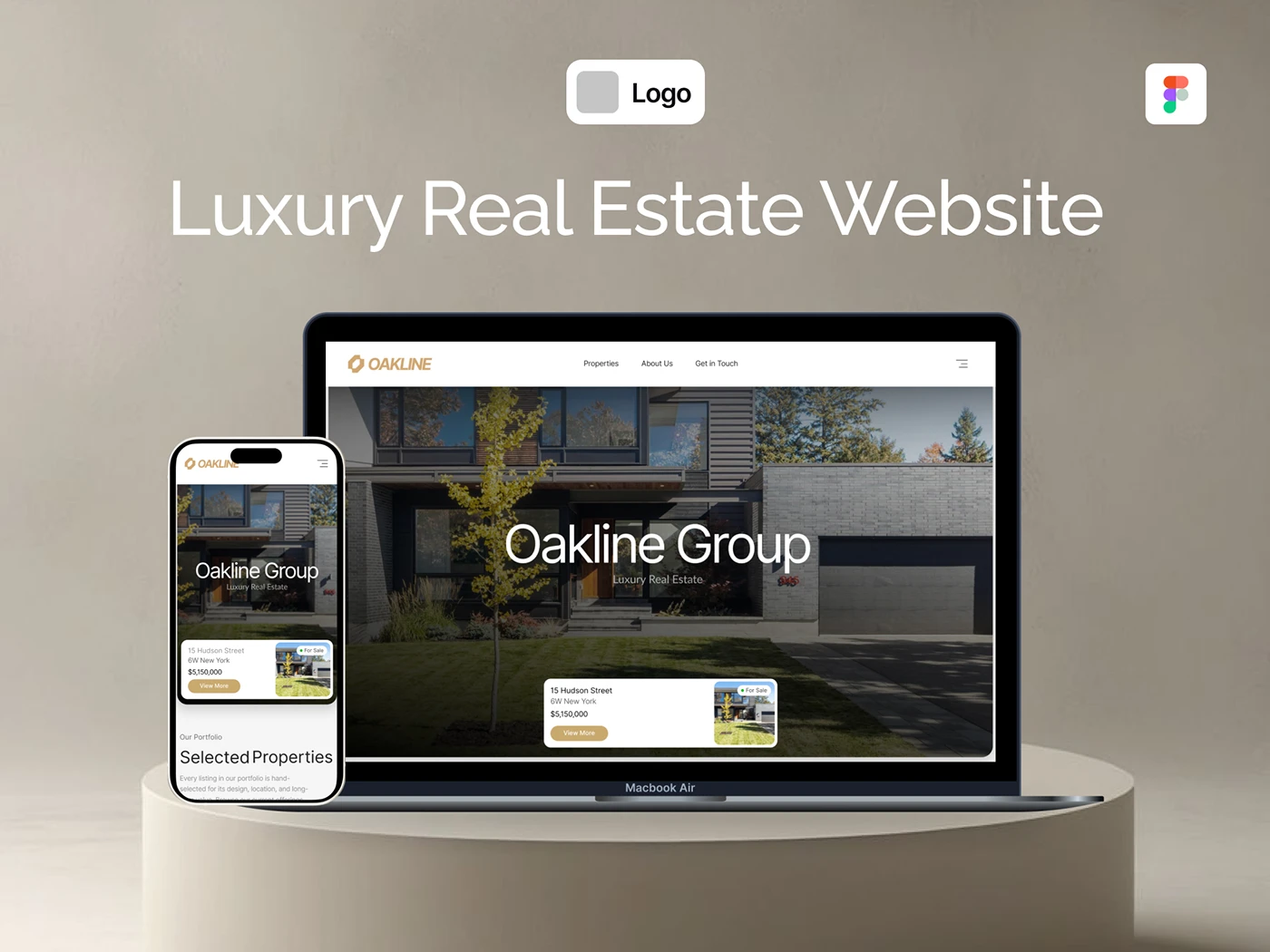 Luxury Real Estate Platform UI