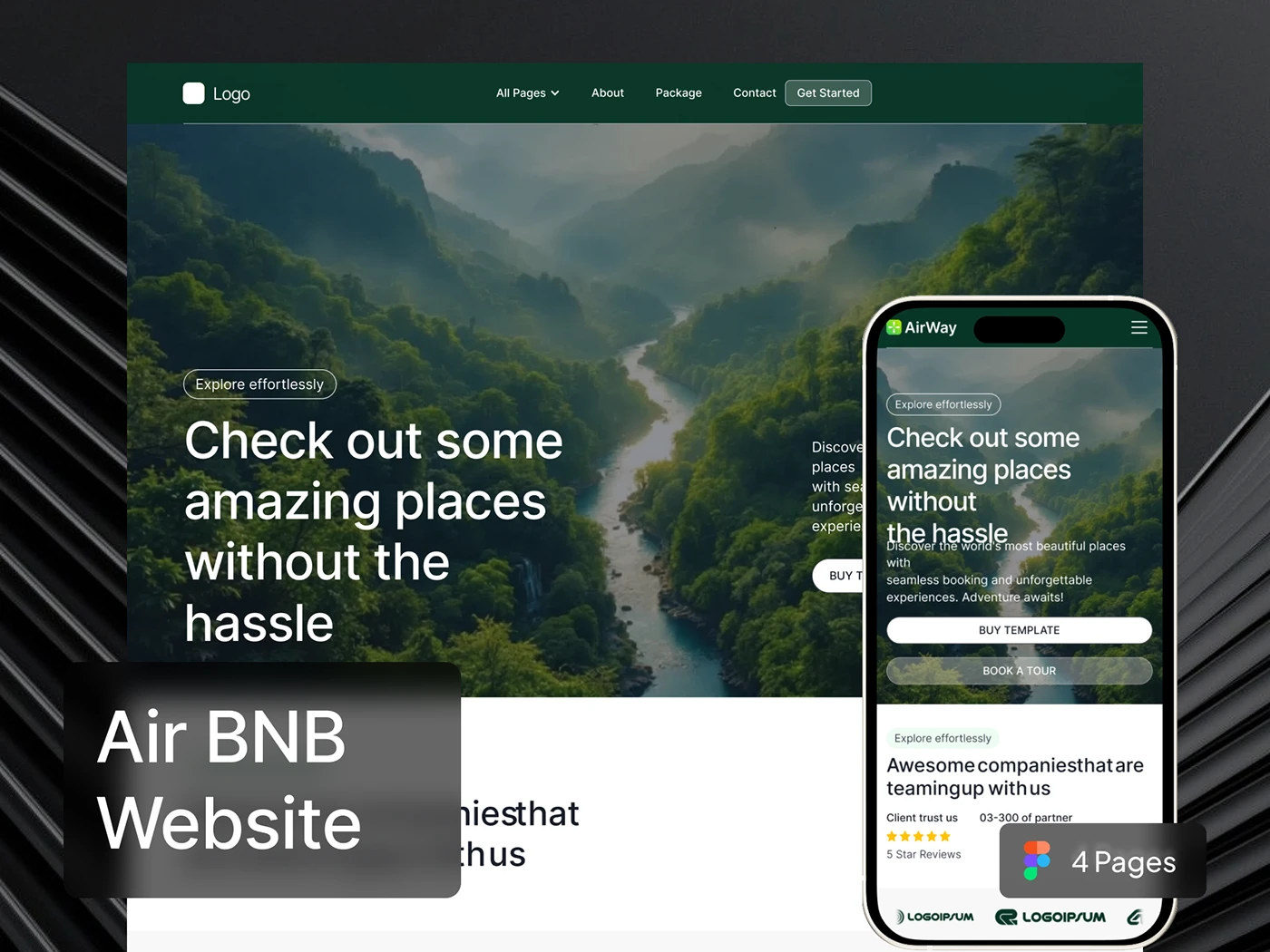 Vacation Rental & Travel Booking Platform UI